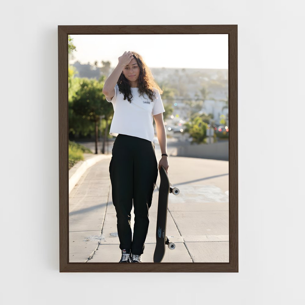 Poster Ride with Lizzie – affiche Skateboard (vue 5)